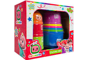 Cocomelon 10 Stacking Cups