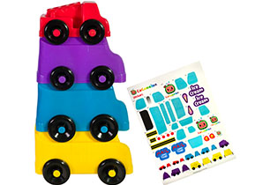 Cocomelon Stacking Vehicles