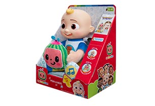 Cocomelon JJ Peek a Boo Feature Plush