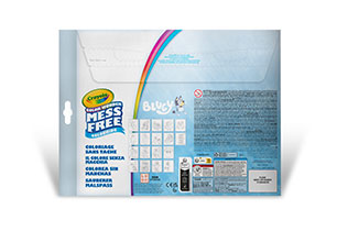 Crayola Color Wonder Set Bluey, Foldelope, 4 Mini Bl Markers