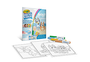 Crayola Color Wonder Set Bluey, Foldelope, 4 Mini Bl Markers