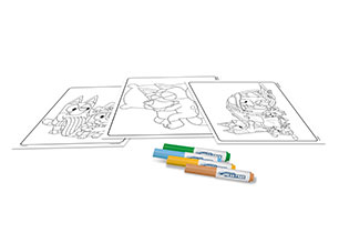 Crayola Color Wonder Set Bluey, Foldelope, 4 Mini Bl Markers