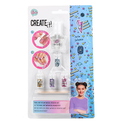 Create It! Nail Art Kit Galaxy Display
