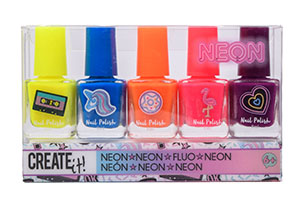 Create It! Nail Polish Neon 5 Pack