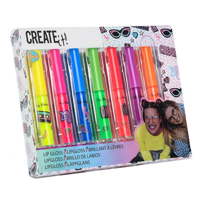 Create It! Lip Gloss Neon 7 Pack