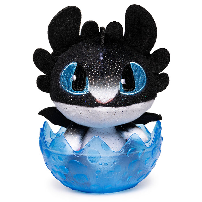 How To Train Your Dragon The Hidden World Toothless 3-Inch Egg Plush ...