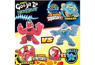 Goo Jit Zu Double Pack Dino X-Ray