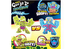 Goo Jit Zu Double Pack Dino X-Ray