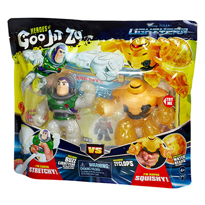 Goo Jit Zu Light Year Double Pack - Buzz vs Zyclops