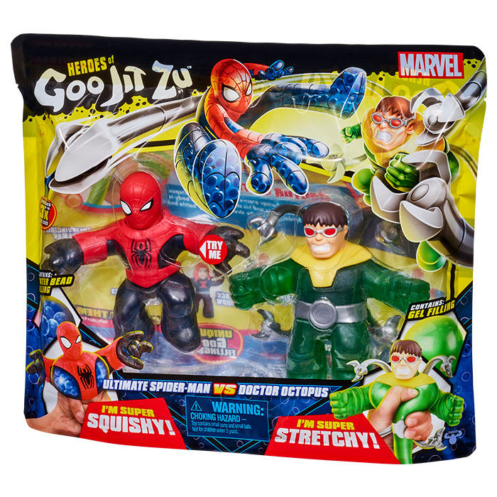 Heroes of Goo Jit Zu Marvel Hero Pack - Thanos - Squishy, Stretchy, Gooey  Heroes 