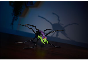 Hex Bots Skitter Bot Spider Green