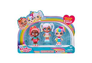 Kindi Kids Mini 3 Pack Dolls