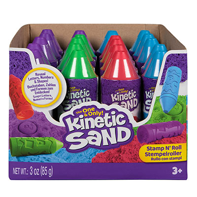 Kinetic Sand Roll & Stamp In CDU - Purple
