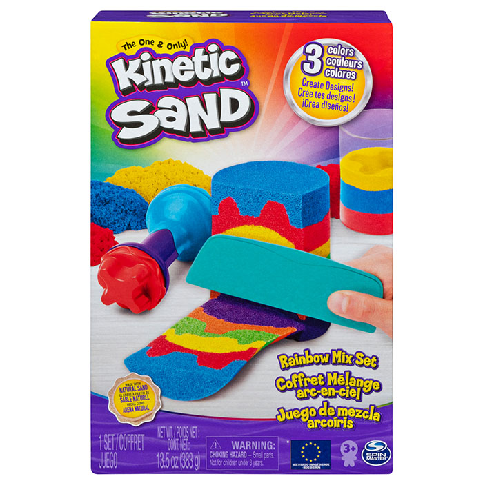 Kinetic Sand Rainbow Mix Set, Kinetic Sand