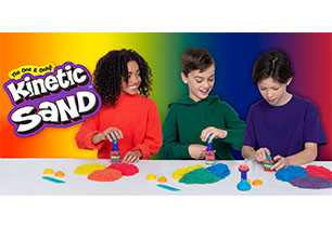 Kinetic Sand Rainbow Mix Set