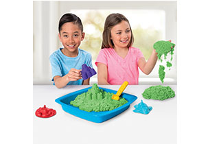 Kinetic Sand Box Set Sand Box & Tools - 1lb