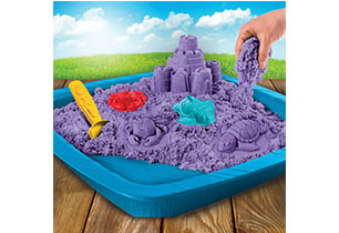 Kinetic Sand Box Set Sand Box & Tools - 1lb