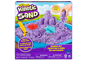 Kinetic Sand Box Set Sand Box & Tools - 1lb