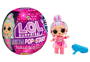 L.O.L. Surprise Neon Pop Stars Tots Asst In CDU