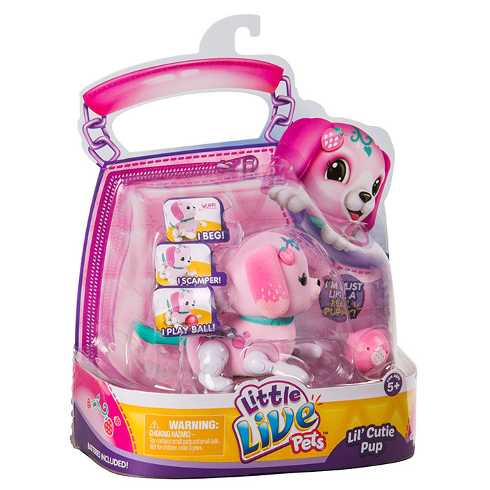 Little Live Pets Lil' Cutie Pup Single Pack | Little Live Pets | Prima Toys