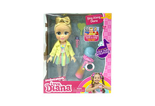 Love Diana Sing Along Doll With Mic - Candy Town Song