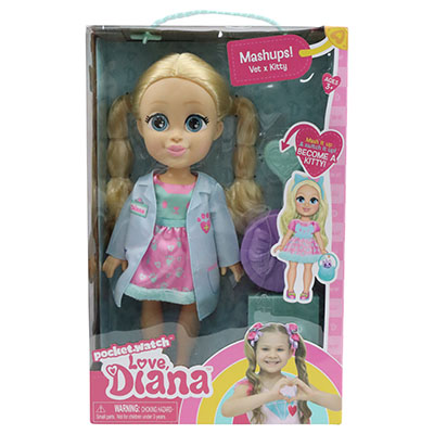 Love Diana 33cm Doll Vet/Kitty Mashup