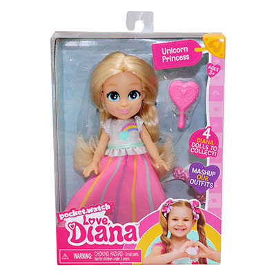 Love Diana 15cm Unicorn Princess