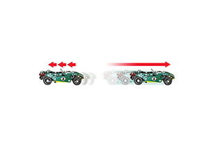 Meccano Mutli 5-in-1 Model Set - Pull Back Car