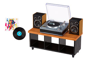 Miniverse Make It Mini Real Music Record Players