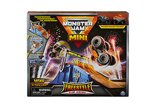 Monster Jam Mini Flip & Go Playset