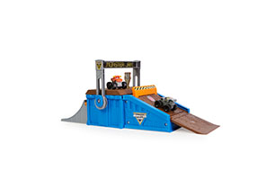 Monster Jam Mini Flip & Go Playset