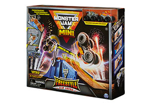 Monster Jam Mini Flip & Go Playset