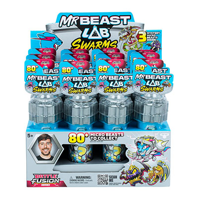 Mr Beast Lab Swarms S4 Test Tube 3pack In CDU - Battle Fusion