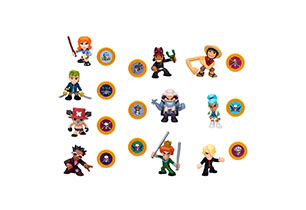 One Piece Mini Action Figures In CDU
