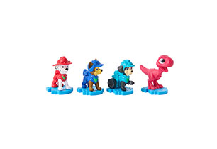 Paw Patrol Dino Movie 4 Pack Mini Figures