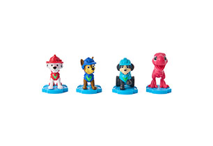 Paw Patrol Dino Movie 4 Pack Mini Figures