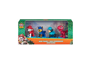Paw Patrol Dino Movie 4 Pack Mini Figures