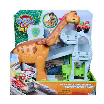 Paw Patrol Dino Movie Pup Squad Lift & Race Playset