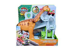 Paw Patrol Dino Movie Pup Squad Lift & Race Playset