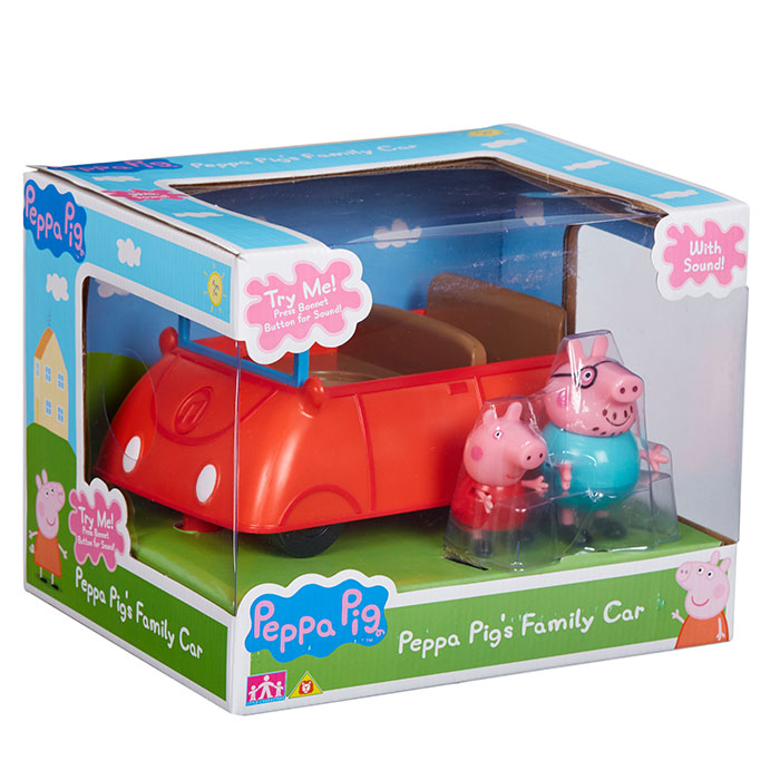 peppa pig family car toy