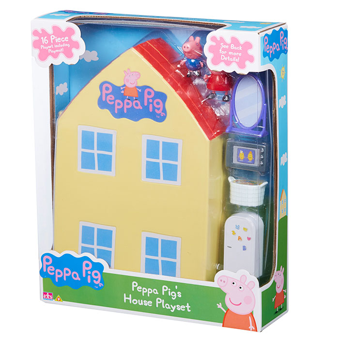 peppa pig family home playset