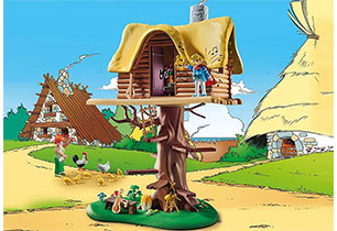 Asterix: Cacofonix with treehouse