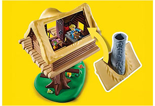 Asterix: Cacofonix with treehouse