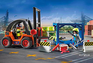 Forklift with Freight