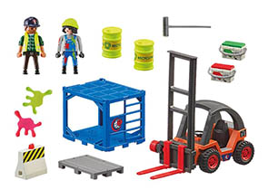 Forklift with Freight
