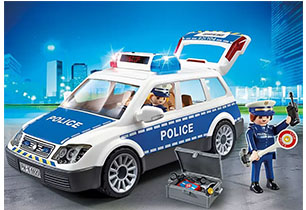 Police Car with Lights and Sound