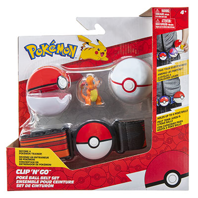 Pokemon Clip n Go Poke Ball Belt Set Assorted