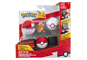 Pokemon Clip n Go Poke Ball Belt Set Assorted