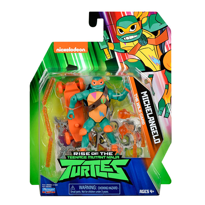 nickelodeon teenage mutant ninja turtles set of 4 basic action figures
