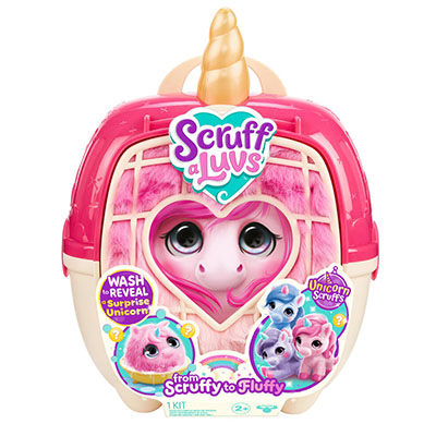 Scruff A Luvs Surprise Unicorn With Carrier